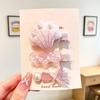 Ocean Series Kids' Hair Clips: Starfish & Shell Hairpins for Flyaway Bangs