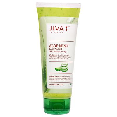 Jiva Aloe Mint Face Wash Skin Moisturising 100 Gm