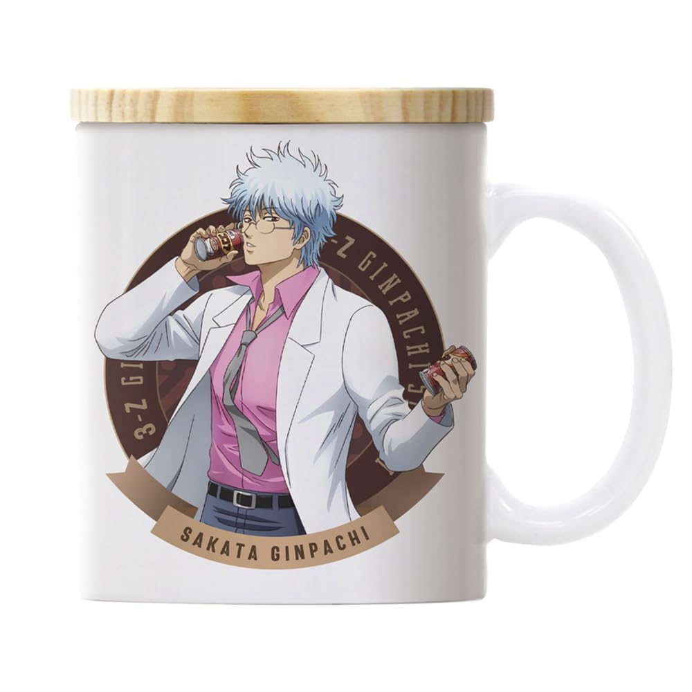 

COSPA Аниме ТВ Год Класс Z Гинпачи Оригинальная иллюстрация Сакаты Гинпачи Полноцветная кружка с крышкой Запас сахара [Официальный] Версия «3-й Сэнсэй»