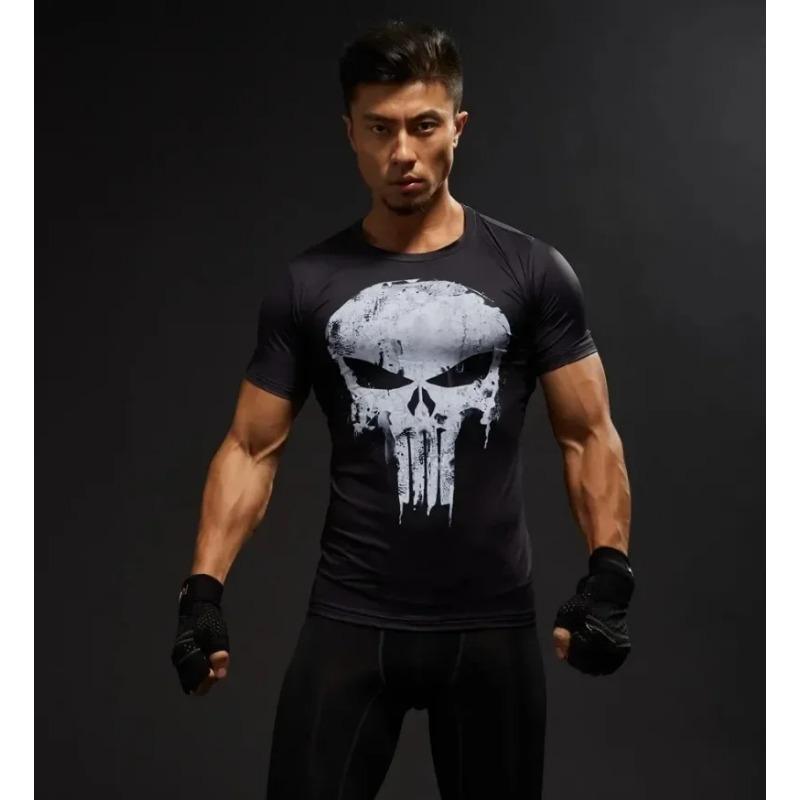 Pánská trička s krátkým rukávem a raglánovými rukávy s potiskem Hrdina pavouk, Kompresní košile, Kostýmy na Halloween Cosplay, Vrchní díly pro pánské oblečení