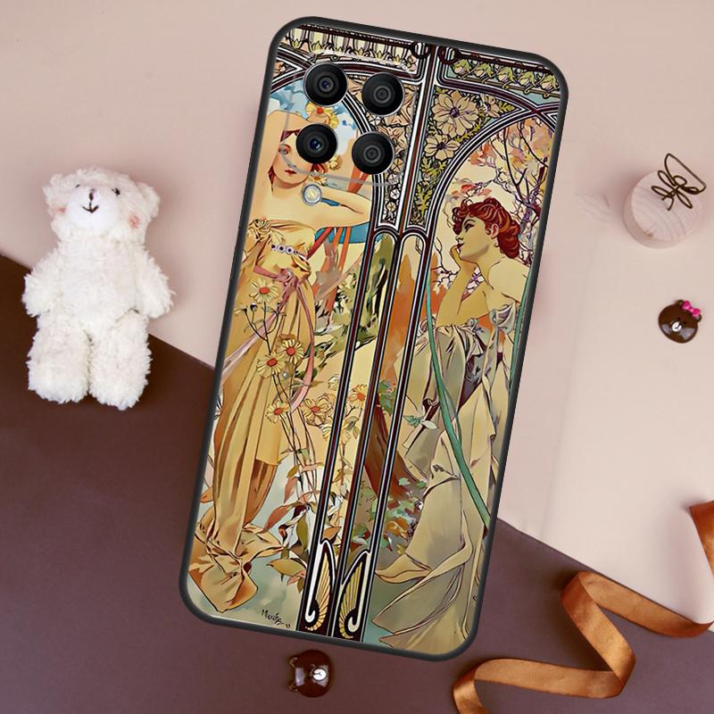 

Alphonse Mucha Art Case For Samsung Galaxy M13 M54 M34 M14 M56 M36 M16 M31 M11 M53 M12 M32 M52 M35 M55 M15 M06 Samsung M12