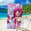1pc Pretty Cure2 Beach Towel, Beach and Seaside Swimming Pool Equipment, Fashion Pattern, Rectangular, Travel Essentials