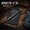 KeyUnity KP01 Multi-Function Pen with Clip, Compact Retractable Ballpoint Pen, Refillable, Premium Titanium Alloy Bolt Action Pen, Lightweight, Easy t