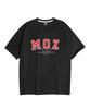 MOZMOZ Moz Oversized Short Sleeve T-Shirt Black