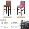Elastic Stretch Counter Height Bar Stool Cover Dustproof Bar Stool Seat Covers  Dining Room