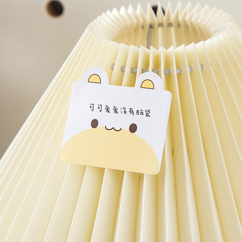45Sheets/Pack Cartoon Sticky Notes Kawaii Penguin Pig Bear Cat Memo Pads Sticker Student Gifts Stationery School Office Supplies