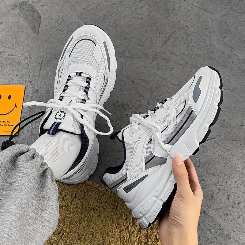 Fashion Mesh Upper Sports Shoes for Men Quick-Drying Cushioned Insole Breathable Summer Sale Korean High Quality Gym Man Casual Sneaker