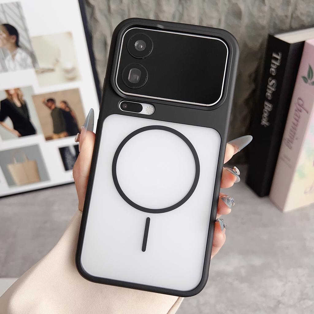 Simple Matte Skin For Magsafe Magnetic Phone Case For Xiaomi 17 15 14 Pro Max Heat Dissipation Frame Shockproof Cover Fundas