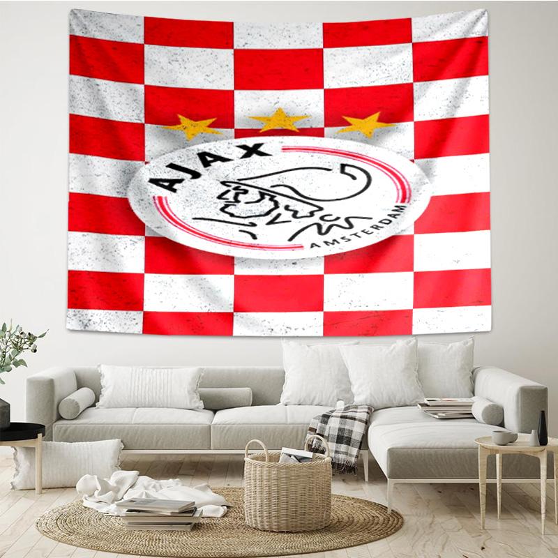 AFC Ajax Emblem Design Tapestry Hanging for Bedroom,Livingroom, Playroom,Decor Art Room Wall Tapestry Holiday and Birthday Gifts