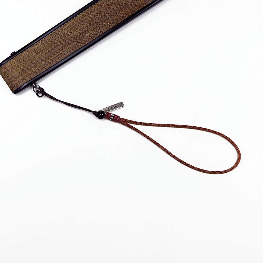 Fan Fan Set with Super Short Blue [Osaka Choseido] Fan, Men's, Fashionable, Business, Bag, Holder, Handkerchief, Fabric,