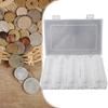Coin Box Case Display Collectible Organizer Clear Supplies High quality