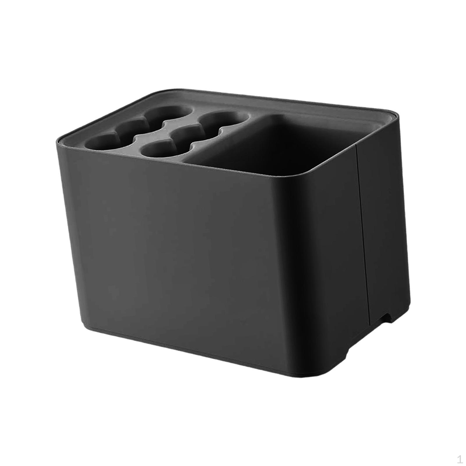 Держатель для зонта сливная стойка удобный органайзер устойчивая подставка для тростей чёрный 2589₽