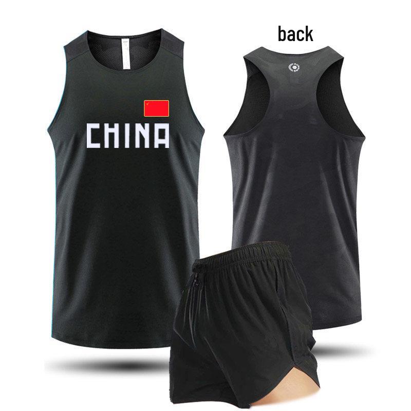 Unisex Chinese Team Athletics Training & Competition Uniform for Students