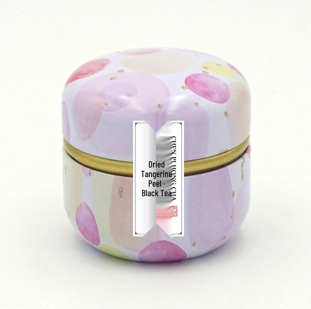 Goddess Festival Gift Box: Peach Osmanthus Oolong & Rose Black Tea in Small Iron Cans