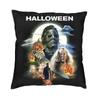 Stripes And Bats Nordic Throw Pillow Cover Home Decor Goth Occult Witch Halloween Chair Cushion Xcm Decorative Cushions