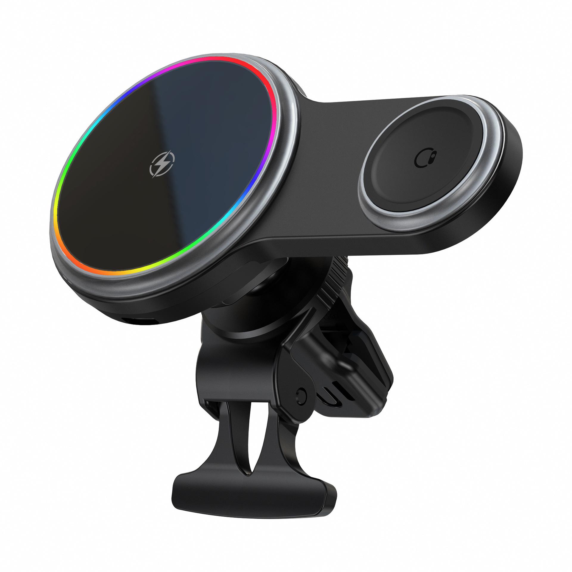 Magnetic Wireless Fast Charging Car Phone Holder and Air Vent Mount IC-10CQ2
