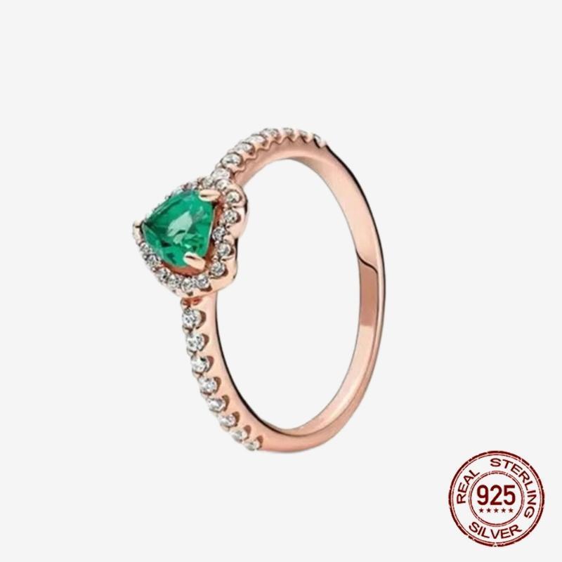 925 Sterling Silver Open Ring Style  Paved Heart Butterfly Flower Colorful Gemstone Ring For Women Daily Wear Jewelry Gift 2026