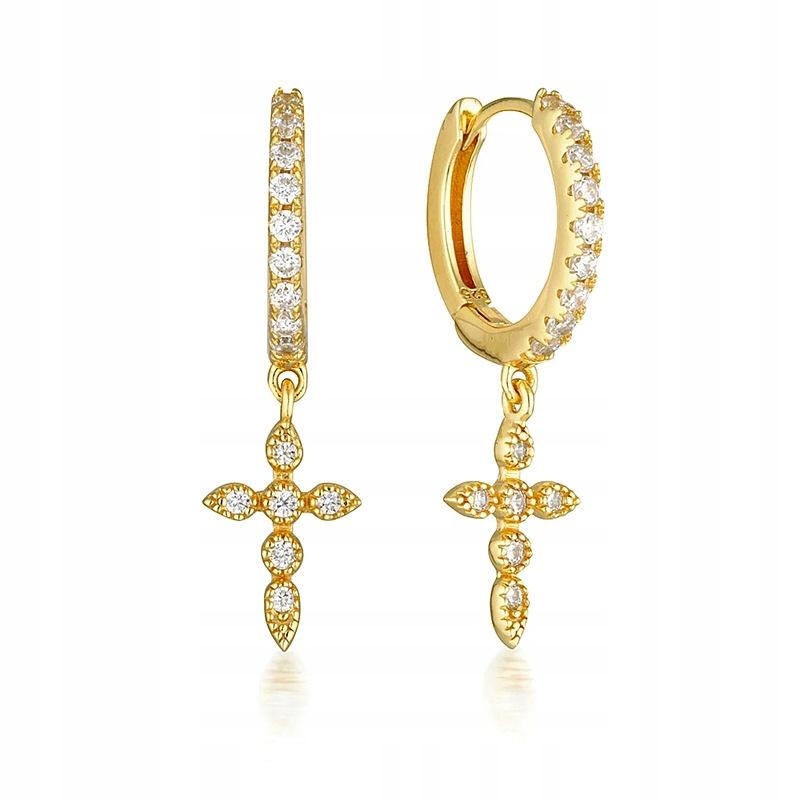 Fashionable Classic Copper Earrings K03 Gold