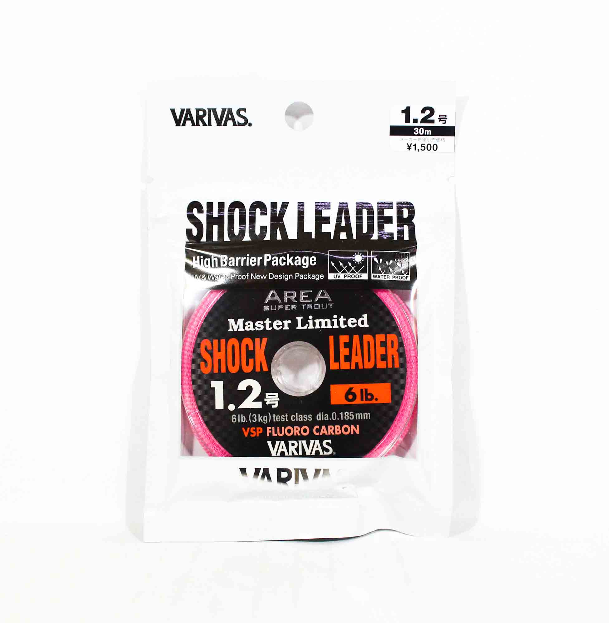 

Varivas Fluorocarbon Trout Area MLD VSP Shock Leader Line 30m 1.2, 6lb (3297)