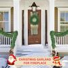 Real Touch Softdroopy 5 Ft Christmas Cedar Garland For Staircase Bendable Lifelike Faux Xmas For Decoration