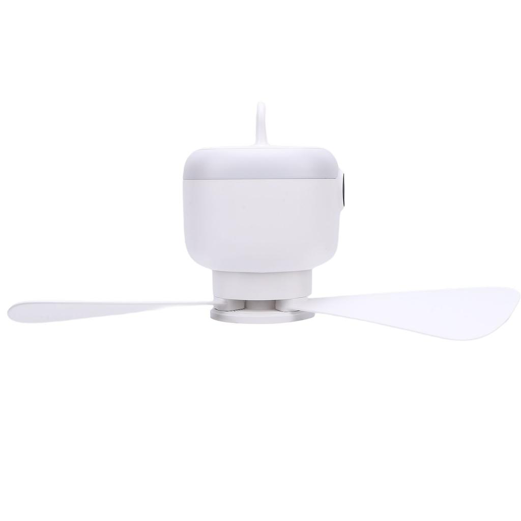 Battery Powered Ceiling Fan with Light Cordless Camping RV Tent Fan USB Rechargeable for Outdoor Home