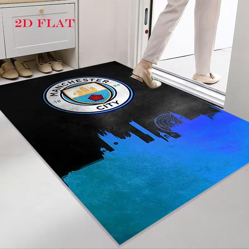Shiny MCFC Cards Carpet Rug for Living Room Bedroom Home Sofa Decoration,Kids play Nonslip Floor Mat