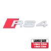 RS3 RS4 RS5 RS6 RS7 RS8 Logo Car ABS Emblem Body Tail Trunk Decoration Sticker Accessories For Audi A1 A2 A3 A4 A5 A6 A7 A8 RS S