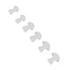 6pcs Hearing Aid Ear Tips Earplug Silicone Hearing Aids Buds Domes Ear Replacements