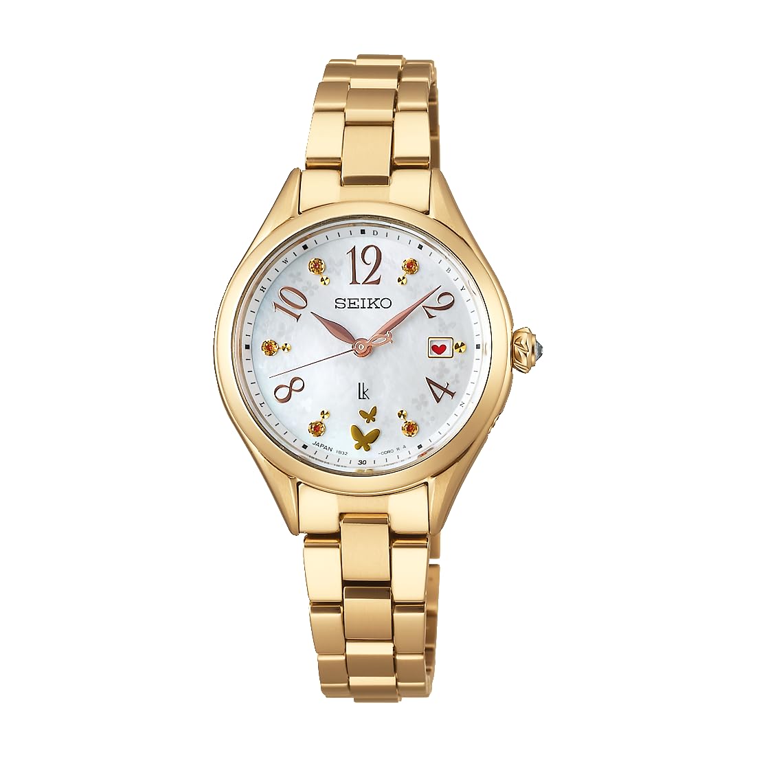 

Watch Rukia Grow edenworks Collaboration Limited Model SSQW094 Lady Gold [Seiko Watch] Women s