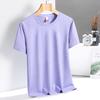 T-shirt Ice Silk Outdoor Quick Drying Short Sleeved Women's Summer Lightweight Round Neck T-shirt