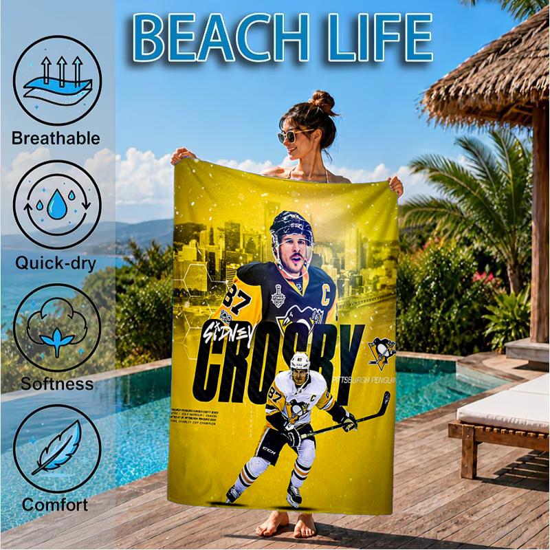 Crosby Reaches Beach Towel, Super Soft Microfiber, Perfect Gift for Her/Him, Birthday, for Pool, Beach, Travel, Decor Beach Party