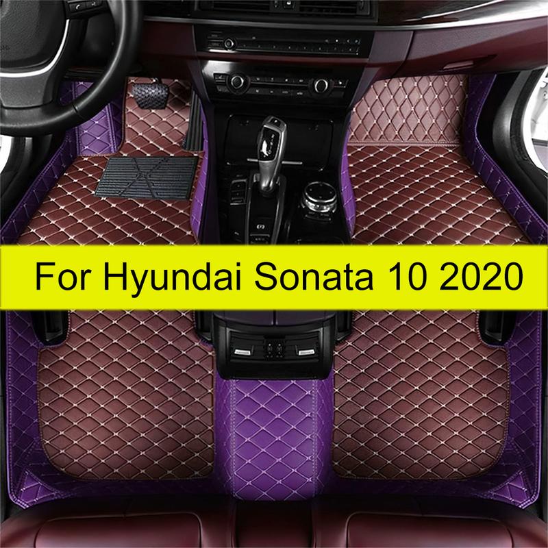 Car Floor Mats For Hyundai Sonata 10   Auto Foot Pads Automobile Carpet Cover Interior Accessories