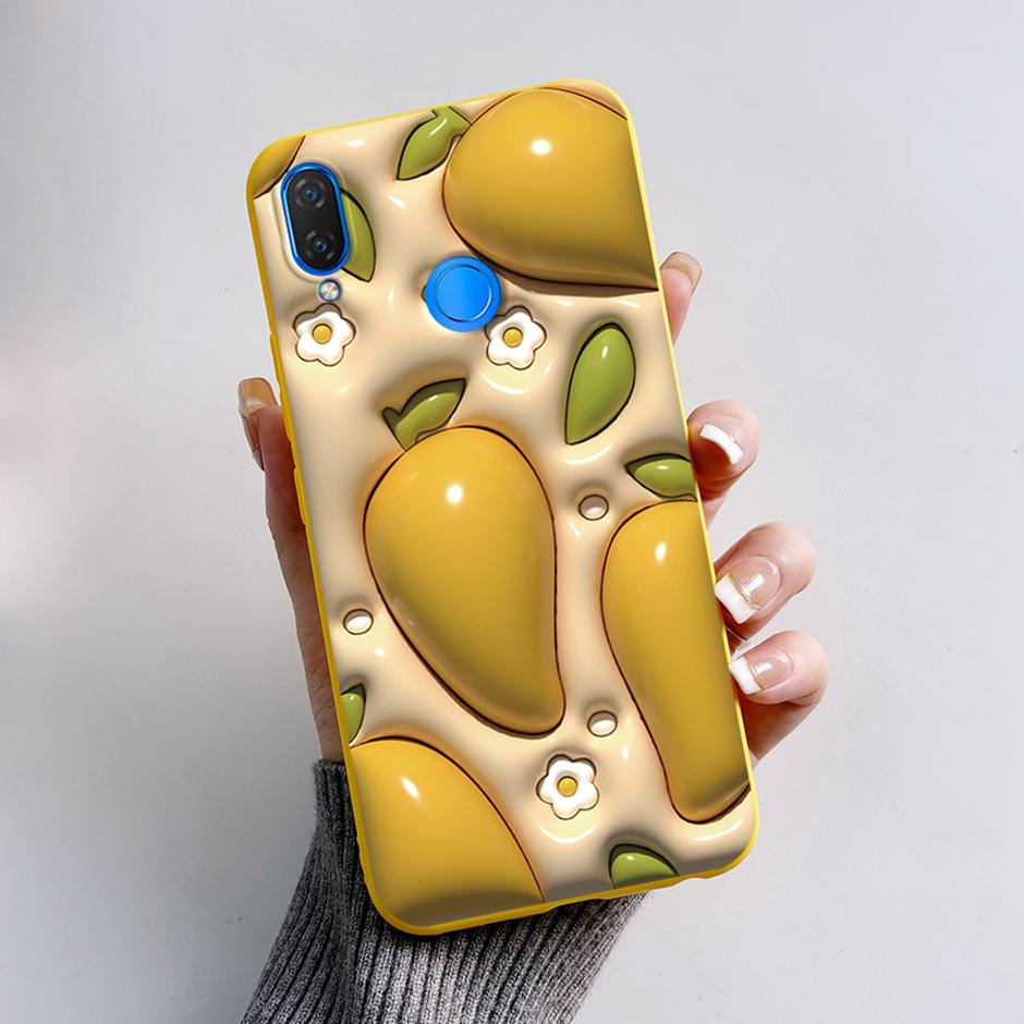 Cute Rabbit Photograph Phone Case For Honor 10 Lite Liquid Silicone Cover Shell For Huawei P smart 2019 Graffiti Bumper