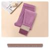 Women's High-Waist Thermal Pants: Fleece-Lined, Thickened Lamb Wool, Cotton Blend, Large Size, Ideal for Autumn & Winter.