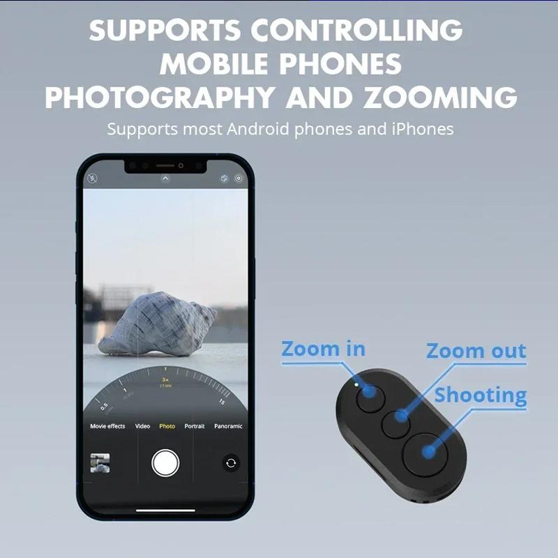 Bluetooth Remote Control For Insta360 X4/X3/X2/Go3/Go3S/Ace Pro /AcePro2 GoPro 13/12/11/10/9/8 Sports Cameras Accessory