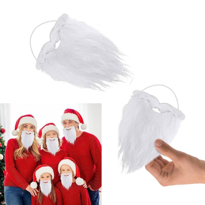Christmas Santa Clauses Beard Facial Hair Disguise Fake Beard Party Supplies