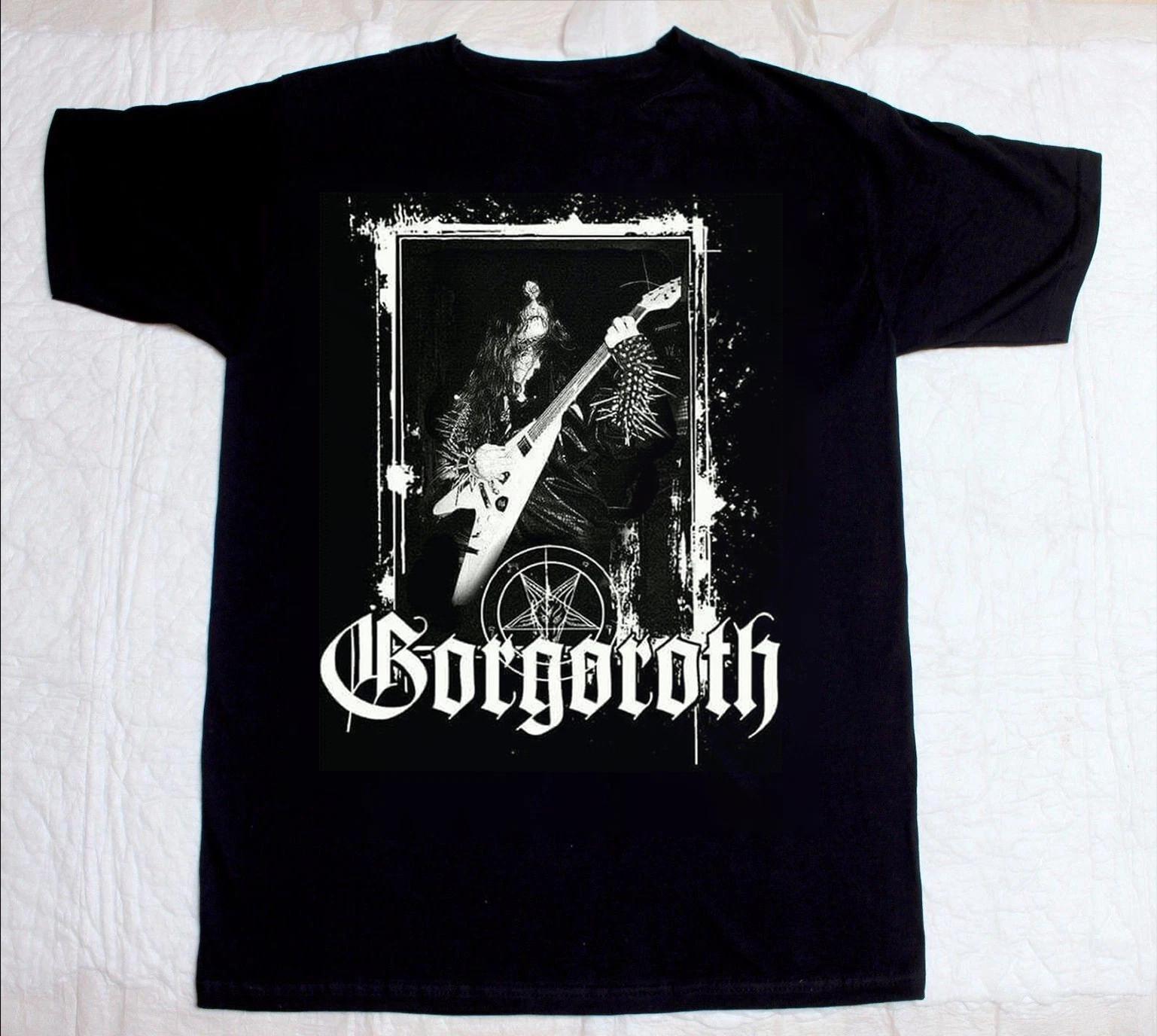 NEW Gorgoroth Band Concert Tour Heavy Cotton Black T Shirt S-5XL AG25 S разноцветный