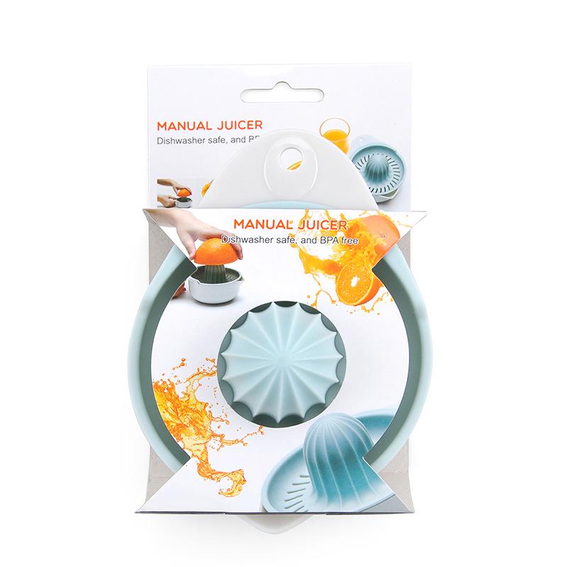 

Portable Multifunction Lemon Press Manual Juicer – Compact Kitchen Tool білий/синій