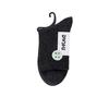 Autumn and Winter Warm Wool Socks for Men, Solid Color Business Style Boneless Mid-calf Socks, Sweat-absorbent and Breathable, Black