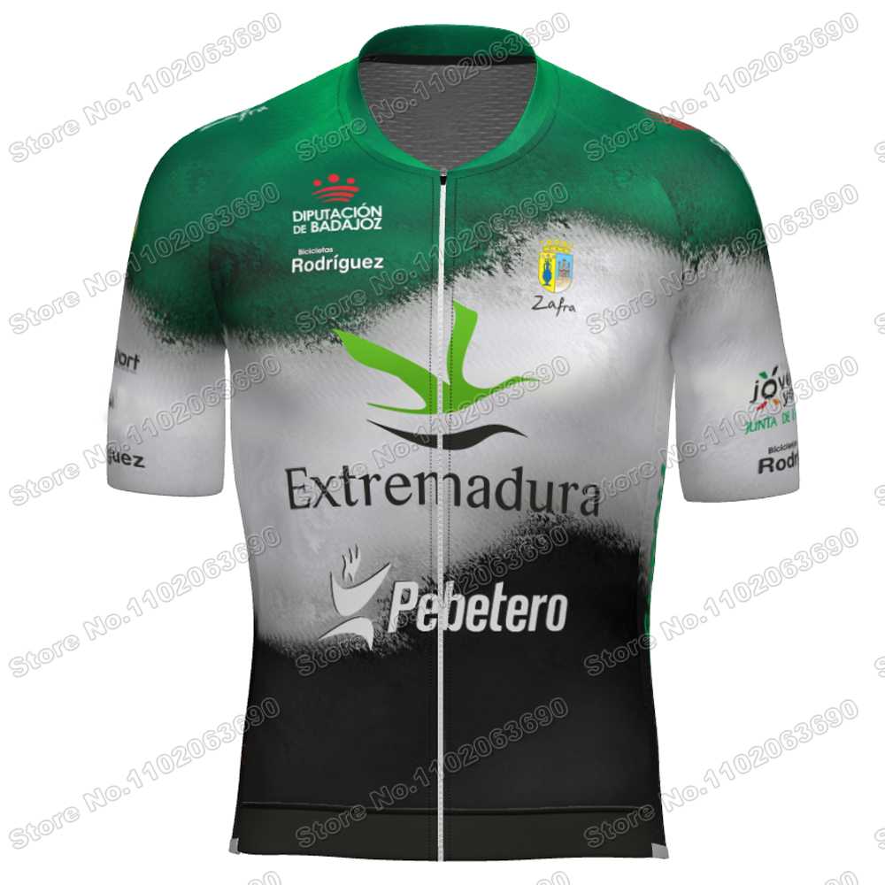 Riteņbraukšanas krekls Extremadura komandas komplekts Vīriešu