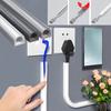 1PC 1m/2m/3meters Wire Cords Covers Paintable Cable Concealer Cable Hider On Wall Wire Hiders Cable Management Cord Hider Wall