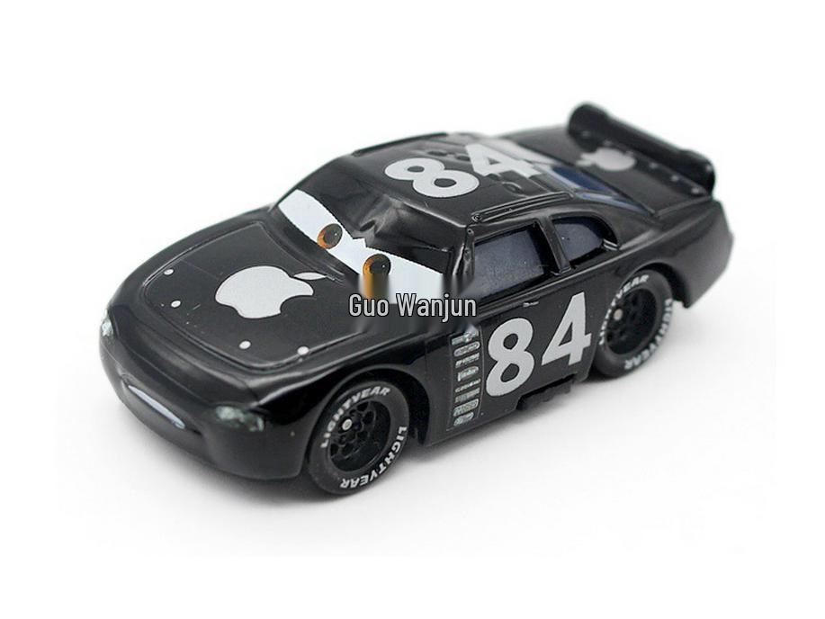 Cars 95 McQueen Gen 1 Racing Dino Two-Tone Grey Alloy Toy Car Model