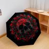 1Pc Skulls Automatic Umbrella - Suitable Travel Outdoor Portable Umbrella Birthday Gift Daily Essentials