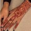 Mehndi Designs Sofort-Abziehbilder Blume Hand-Tattoo Henna-Tattoo Aufkleber Musikfestival