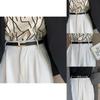 Womens Black Stylish Belt With Minimalist Design And Smooth Buckle For Effortless Fashion Statements