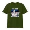 Blood in Out T Shirt Im a Lover Not Fighter for Men American Style vintage Washed Soft streetwear Comfortable homme graphic