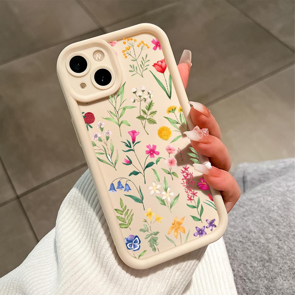 Soft Silicone Phone Casing Full Cover Camera Shockproof Protection Case for Samsung Xiaomi Redmi Poco