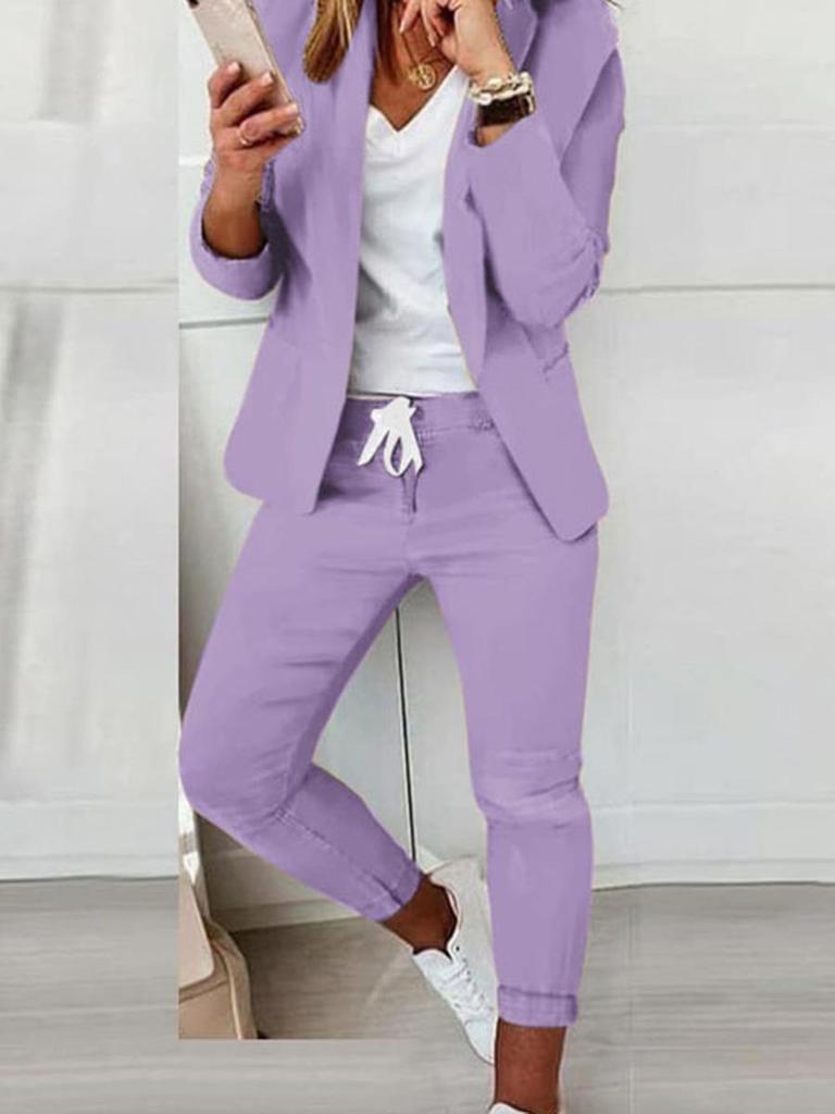 New Casual Fashion Suit Women's Suit Set