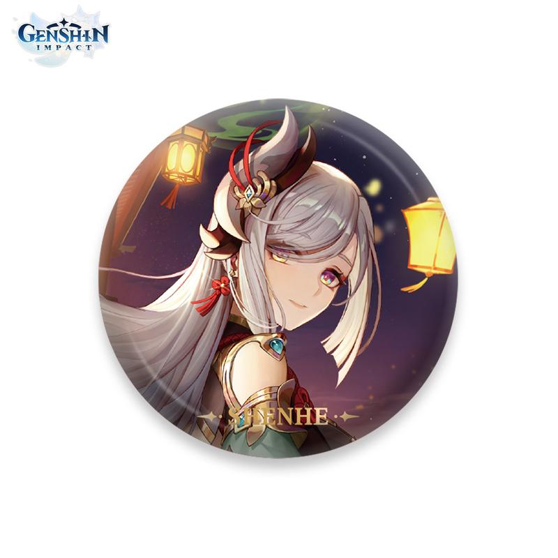 Authorized By MiHoYo 58mm Genshin Impact Theme Serie Character Badges