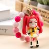 Witch Hunters Silicone Beaded Keychain KPOP Cartoon Bag Small Pendant Anime Pendant Bracelet Gift